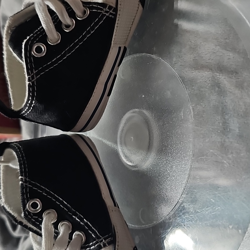 I Baby Black and White Sneakers - Picture 6 of 7